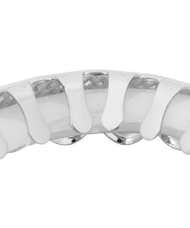 Ugly Fake Teeth Braces Prop Toy for Halloween & Easter - Silver Santa Claus Costume Accessory | International Shipping - Buy Online on GoSupps.com