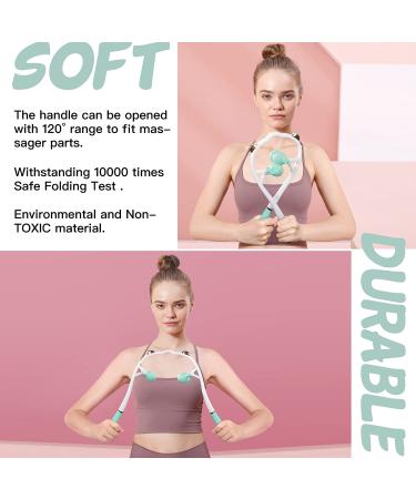 Veewook 360 Dual Roller Ball Neck Massager Tool - Green - Buy Online on GoSupps.com