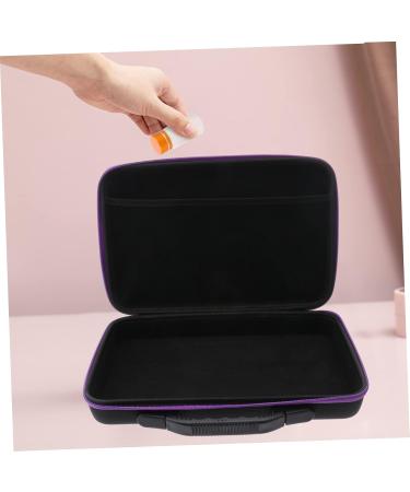 Magiclulu 2-Pack Essential Oil Travel Organizer Bag - Violet Lilac Storage Holder for Easy Travel and Arrangement - Buy Online on GoSupps.com
