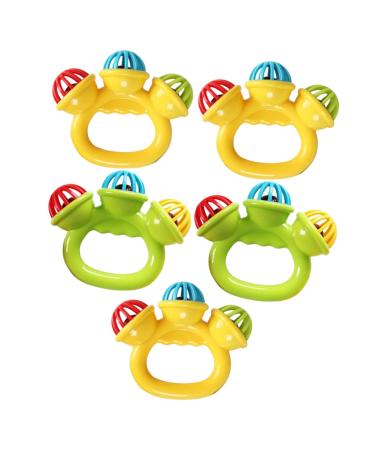 Ibasenice 15 STK Hand Bell Baby Toys - Soothing & Gripping Plastic Toys for Newborns - International Shipping Available - Buy Online on GoSupps.com