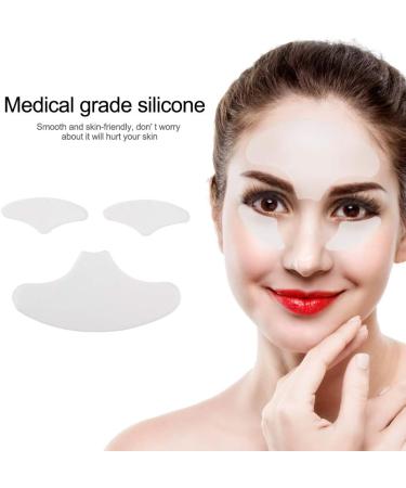 Face Wrinkle Patches Silicone Reusable Face Forehead Eye Wrinkles Frown Lines Removal Anti-Ageing Pad Overnight Smoothing Forehead Wrinkle Resistant Pads - Buy Online on GoSupps.com