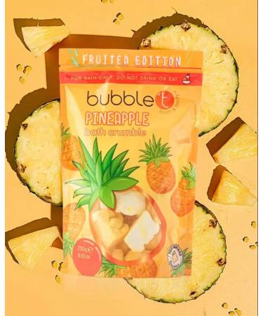 Bubble T Cosmetics FruiTEA Pineapple Bath Crumble