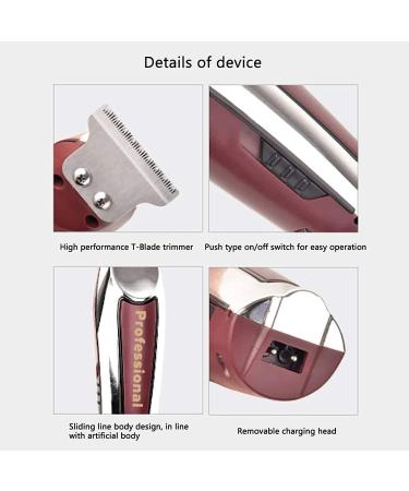 ZiaWorld Hair Clippers for Men Beard Trimmer Cordless Barber Trimmer Kit Waterproof Adjustable Speeds Grooming Kit USB Rechargeable Powerful Motor Low Noise Long Battery Life Waterproof - Buy Online on GoSupps.com