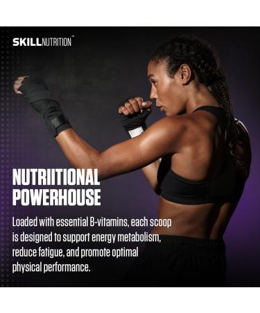  SKILL NUTRITION Skill Pre-Workout Blue Raspberry - 400g - Buy Online on GoSupps.com