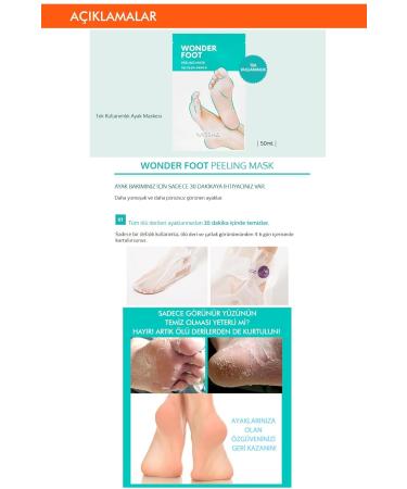 Missha Wonder Foot Mask - Effective Corneal Removal & Foot Peeling for Soft Delicate Feet | International Shipping Available - Buy Online on GoSupps.com