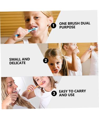Sewoart 2-Pack Baby Toothbrushes | Soft Manual Toothbrushes for Gentle Cleaning | Child Safe PP Detergent Fur - Buy Online on GoSupps.com