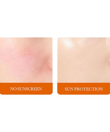 50g Lightweight Sunscreen for Face and Body Hydrating Sun Cream with UVA UVB Protection Non Sticky Formula for All Day Use Orange One Size One Size Orange - Buy Online on GoSupps.com