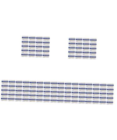 Ultechnovo 6 sentences 20 pieces tooth colored card to tooth-colored pvc tooth-colored tooth color tooth color card tooth bleached card oral supply color contrast diagram of the teeth lightening as shown x 6 pieces 1 piece (1 Pack)