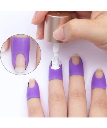 80pcs Nail Peel Off Tapes - Disposable Nail Polish Protector for Mess-Free Nail Art Painting - Buy Online on GoSupps.com