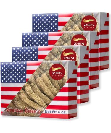 4 Boxes of Hand Selected American Ginseng Root-Small Tail (4oz/Box) / Panax Ginseng. Boosts Body Immunity Energy & Stamina for Man & Women (16 Oz. (Pack of 4)) 4 Ounce (Pack of 4) - Buy Online on GoSupps.com