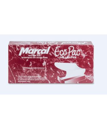 Marcal Co.-6109 Deli Wrap Interfolded Wax Paper/Dry Waxed Food Liner Master Size 12" x 10", 500 Sheets Natural