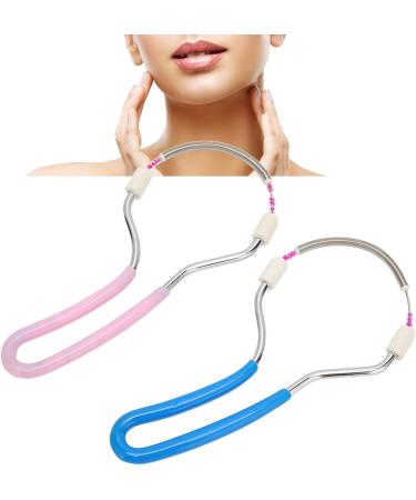 Matybobe Feather Facial Hair Remover Portable Threaded Facial Epilator for Smooth Skin Upper Lip Chin Cheeks Neck - Buy Online on GoSupps.com