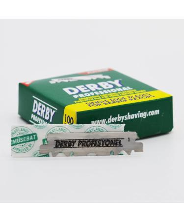 Buy Derby & The Shave Factory Straight Edge Razor Blades - Black & Silver Shaving Kit (3 Pieces) | International Shipping Available - Buy Online on GoSupps.com