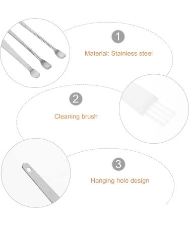 Milisten Ear Cleaning Kit: Stainless Steel Nose Piercing & Ear Wax Removal Set - Buy Online on GoSupps.com