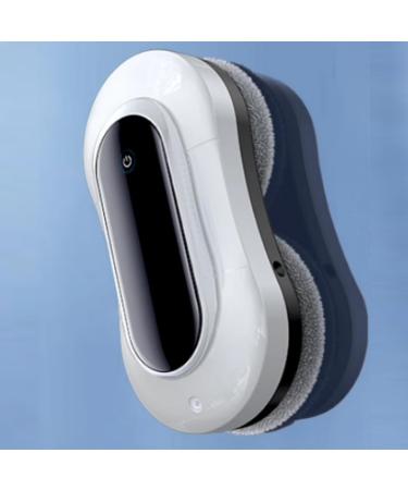 emobwdy Window Cleaning Robot 2800pa Smart Glass Cleaner With Auto Four Water Spray/Control Remote/Iintelligent Planning Path/Turning/Edge Detection 28000 U/Min 10 Cleaning Cloths White