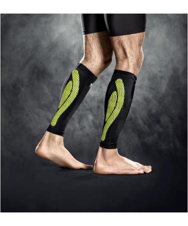 Men's Compression Calf Support Bandage XS Black - International Shipping | Boost Performance & Recovery - Buy Online on GoSupps.com