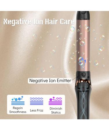 Wizchark 2 in 1 Hair Straightener & Curler 1.25 Inch - Ceramic Ionic Flat Iron Curling Iron for Short & Long Hair - Dual Voltage, Fast Heating, Auto Shut-Off - Buy Online on GoSupps.com