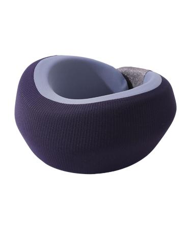Fovolat Neck Brace - Soft Foam Wraps - Soft Foam Wraps Keep Vertebrae Stable Soft Neck Support Relieves Pressure in Spine Neck Support Brace for Travel Navy Blue