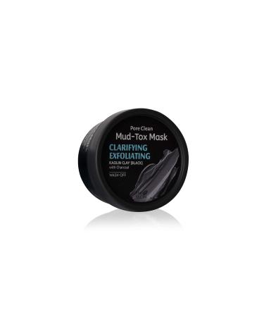 Clarifying Black Mud Tox Mask - Exfoliating Pore Cleanser with Tea Tree Extract for Breakout Treatment & Healing - 2.82 oz - Buy Online on GoSupps.com