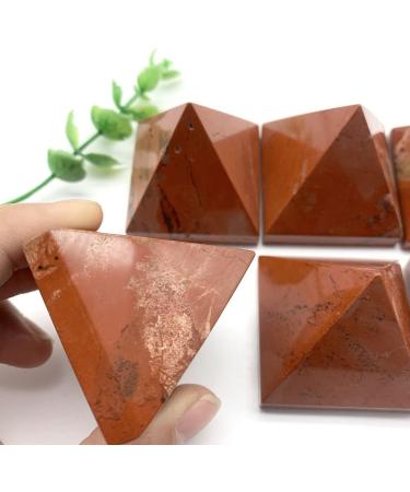 Crystal 30-40mm Natural Red Jasper Stone Quartz Crystal Pyramid Tower Home Ornaments Decoration Stones Can be Used for JZIGTDEM - Buy Online on GoSupps.com