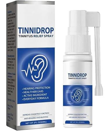 Tinnidrop Tinnitus Relief Spray Tinnitus Relief Spray Tinnitus Relief for Ringing Ears Relieve Ear Discomfort Earwax Cleaning Care Spray for Relieves Tinnitus Ear Back (2 Pcs) - Buy Online on GoSupps.com