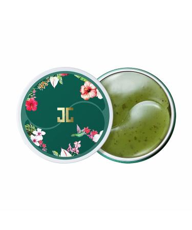 Jay-Jun Green Tea Eye Gel Patch 60 sheets Korean Beauty Soothing formula invigorating hydrogel eye patch with green tea leaf powder. Provides a moist and refreshing feeling without stickiness.