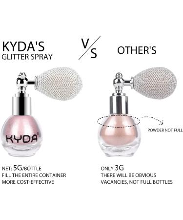 Ownest Champagne Glitter Powder Highlighter Spray - Shimmer Sparkle Makeup for Face & Body - Buy Online on GoSupps.com