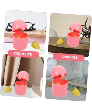 Moluckfu Menstrual Cup Holder - 2PCS Colorful Storage Box for Home Cleaning & Organization | Compact Menstrual Cup Supply Tool - Buy Online on GoSupps.com