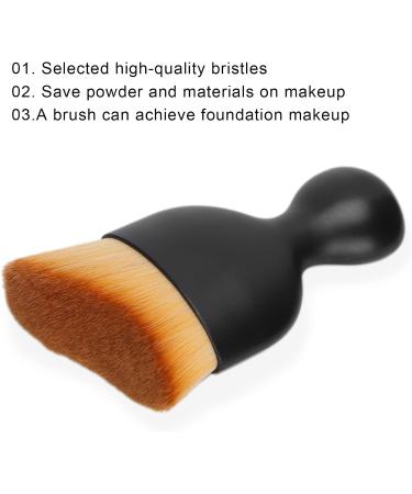 Makeup Foundation Brush Ergonomic Professional Portable Foundation Brush Comfortable Curved Design for Liquid Cream for Liquid Foundation(brown blue) - Buy Online on GoSupps.com