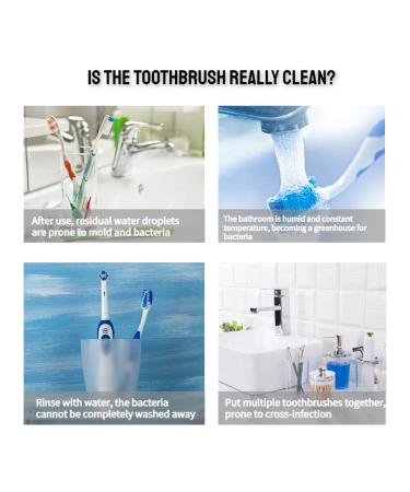 Portable Toothbrush Sterilizer Box | Effective Toothbrush Disinfectant for International Shipping - Buy Online on GoSupps.com