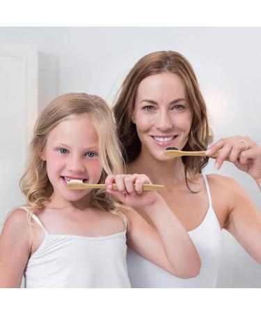 Very Soft Toothbrush Set - 4 Pieces Micro Nano Manual for Kids & Adults | 20 000 Bristles for Tooth Sensitivity & Gum Protection - White & Gray - Buy Online on GoSupps.com