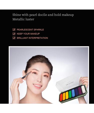 Nude Eyeshadow Palette | 8-Color Ultra-Blendable High Pigmented Eyeshadow Palette - Bright Eye Shadow Palette Makeup for Different Makeup Style 01 - Buy Online on GoSupps.com