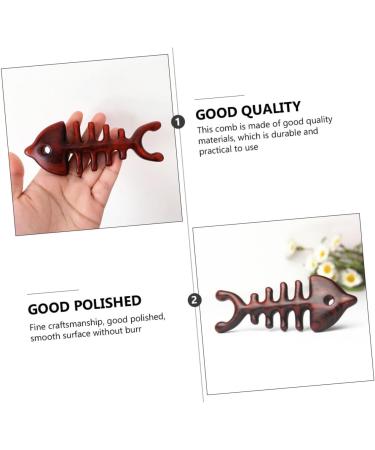 Minkissy Multifunctional Massage Comb - Body & Face Massager Salon Hair Brush Children's Creative Tractors Sandalwood & Rosewood Hairdressing Tools - Buy Online on GoSupps.com