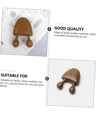 Minkissy Facial Massage Comb & Gua Sha Tool - Green Sandalwood Trigger Point Massager for Skincare & Relaxation - Buy Online on GoSupps.com