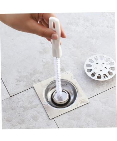 Buy Flexible Sink Cleaning Brush | Pipe Dredging & Sewer Hair Clog Removal Tool | Long Nylon Bristles | 1PC - Buy Online on GoSupps.com