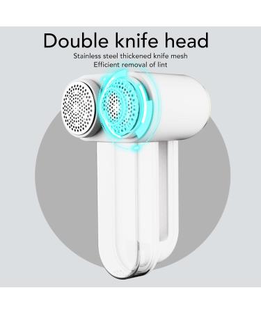 Premium Double Head Lint Trimmer - Electric Clothes Shaver with LCD Display & 3 Speed Settings for Couch & Furniture - Ship Worldwide - Buy Online on GoSupps.com