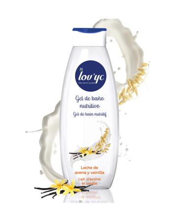 Lov'yc Lov'yc Nourishing Bath and Shower Gel with Oat Milk and Vanilla 750 ml
