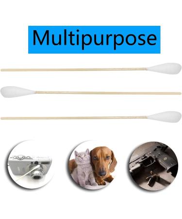 Precision Cotton Swabs for Gun Cleaning Makeup & Pet Care - 200 Large Sticks (6 Long Sticks) - Buy Online on GoSupps.com