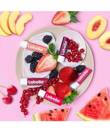 Labello Strawberry Shine Lip Balm 5.5 ml - Nourishing Hydrating & International Shipping - Buy Online on GoSupps.com