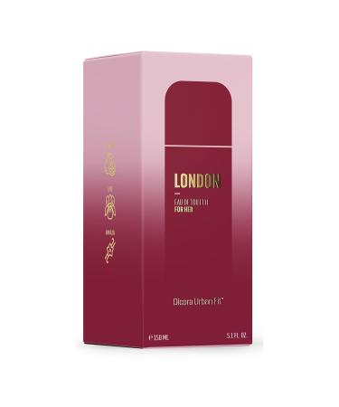 Dicora Urban Fit London Perfumes for Women - Notes of Bergamot Almond Jasmine Iris Tonka Bean Cinnamon and Vanilla - 5.07 oz EDT Spray - Buy Online on GoSupps.com