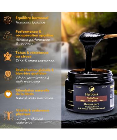 Shilajit maca ashwaganda formule triple action R sine pure de Shilajit 100% naturelle | Riche en acide fulvique et oligo l ments | nergie vitalit & performance - Buy Online on GoSupps.com