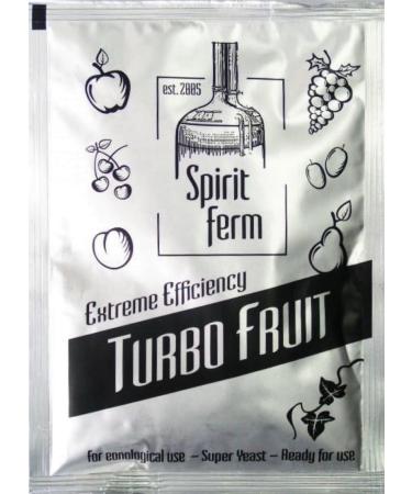 6 x Turbo Yeast - Turbo Fruit 40g Yeast for fruit fermentation Distillers Yeast Spirit Yeast - Buy Online on GoSupps.com