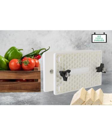 EZ Tofu Press Removes Water From Tofu in 15 minutes Provides Better Flavor Absorbtion Original version - Buy Online on GoSupps.com