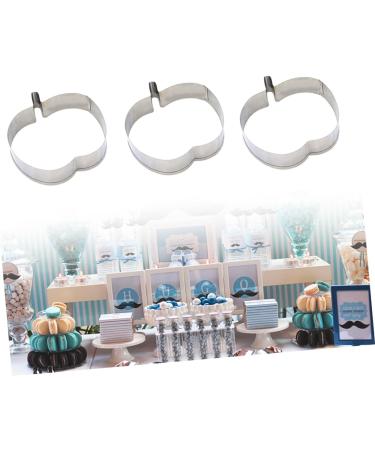 OUNONA 3 Pcs Baking Mold Cake Mold Fondant Mold Gummy Molds Cookie Mold Cakesicles Mold Cake Stencils Stainless Steel Molds Cookie Stencils Dessert Molds DIY Modeling Die Cutting - Buy Online on GoSupps.com