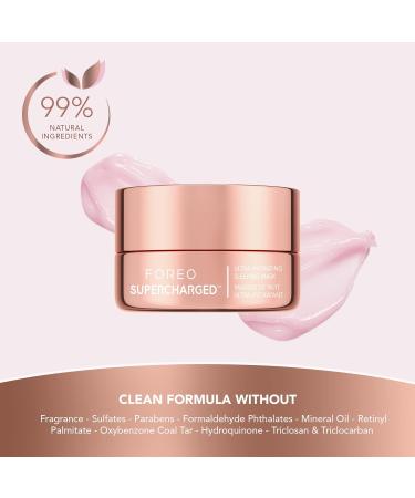 Buy FOREO SUPERCHARGED Hydrating Night Mask - Vegan Rejuvenating Face Cream Deeply Replenishing Moisturizer - Cruelty-Free & Gluten-Free - 0.5 Fl Oz - International Shipping Available - Buy Online on GoSupps.com