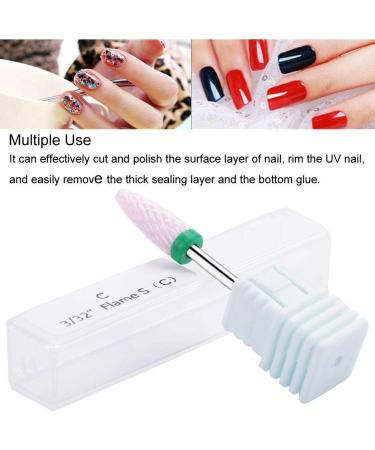 Nail shop professional nail polisher nail manicure tool 5 Types Ceramic Cylinder Shape Grinding Head Nail Drill Bit for Nail Polishing Manicure Tools(04#) - Buy Online on GoSupps.com