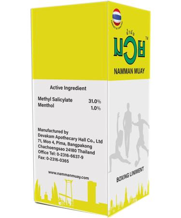 Buy Namman Muay Thai Boxing Liniment Oil 30ml - Essential Massage Oil for Athletes | International Shipping - Buy Online on GoSupps.com