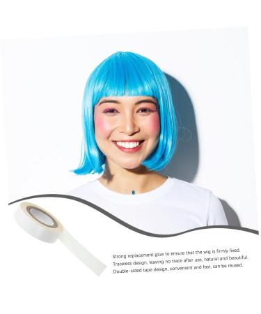 Beavorty 1 Roll Wig Film Wig Tape for Lace Wigs Bald Cap Adhesive Wig Lace Glue Lace Wig Glue Scalp Tape for Wigs Wig Accessories to Hold Wig on Wig Installation Kit Glue for Wigs Lace Tape 4.70X4.70X1.30CM White - Buy Online on GoSupps.com