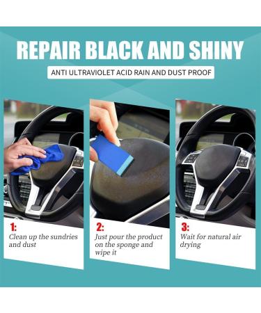 |Most Gifted| 2024 New Plastic Refreshing Coating Car Plastic Revitalizing Coating Agent Plastic Parts Refurbish Agent for Car Automotive Interior Cleaning Agent - 30ml/50ml * 1/2/3/4 (1Count (Pack of 1)*30ml) - Buy Online on GoSupps.com