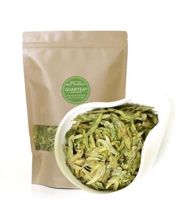 GOARTEA 2Pcs 250g Total 17.6 Oz (17.6 Oz) Nonpareil Supreme West Lake Xi Hu Xihu Dragon Well Long Jing Longjing Th Vert Spring Leaf Chinese GREEN Tea